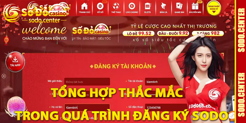 Tổng Hợp Thắc Mắc Trong Quá Trình Đăng Ký Sodo